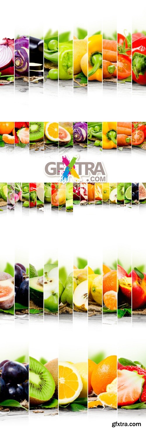 Stock Photo - Fruits & Vegetables Banners 2