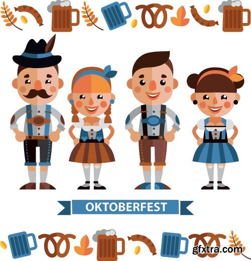 Oktoberfest - Munchen 2015, 25x EPS