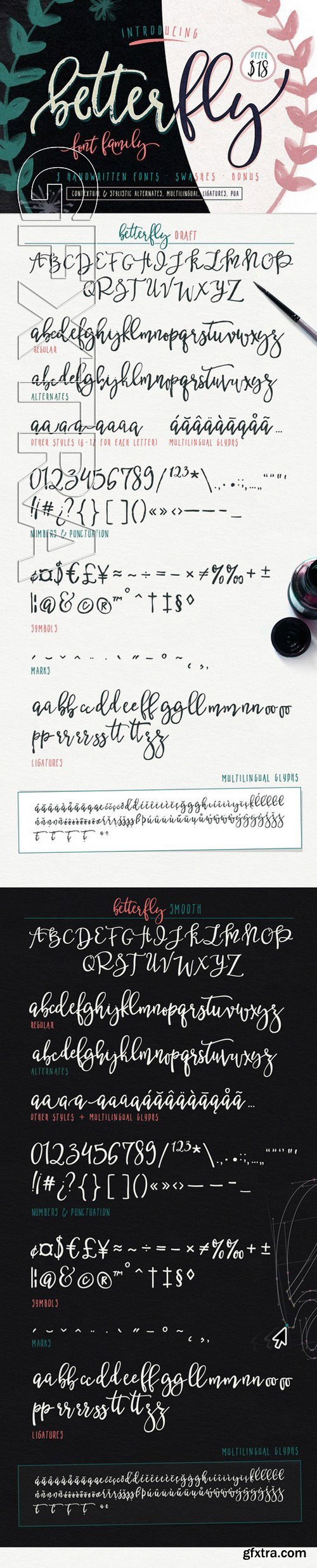 CM - BetterFly - font family 378490