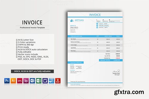 CreativeMarket - Invoice