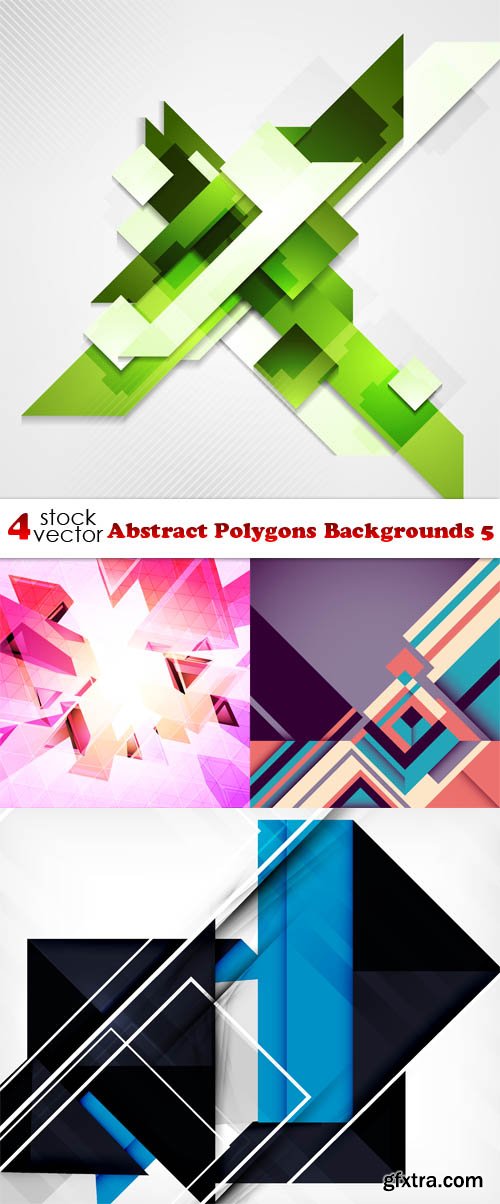 Vectors - Abstract Polygons Backgrounds 5