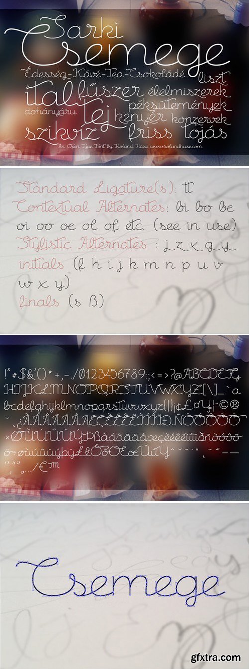 CM - Csemege Script Fonts 380570