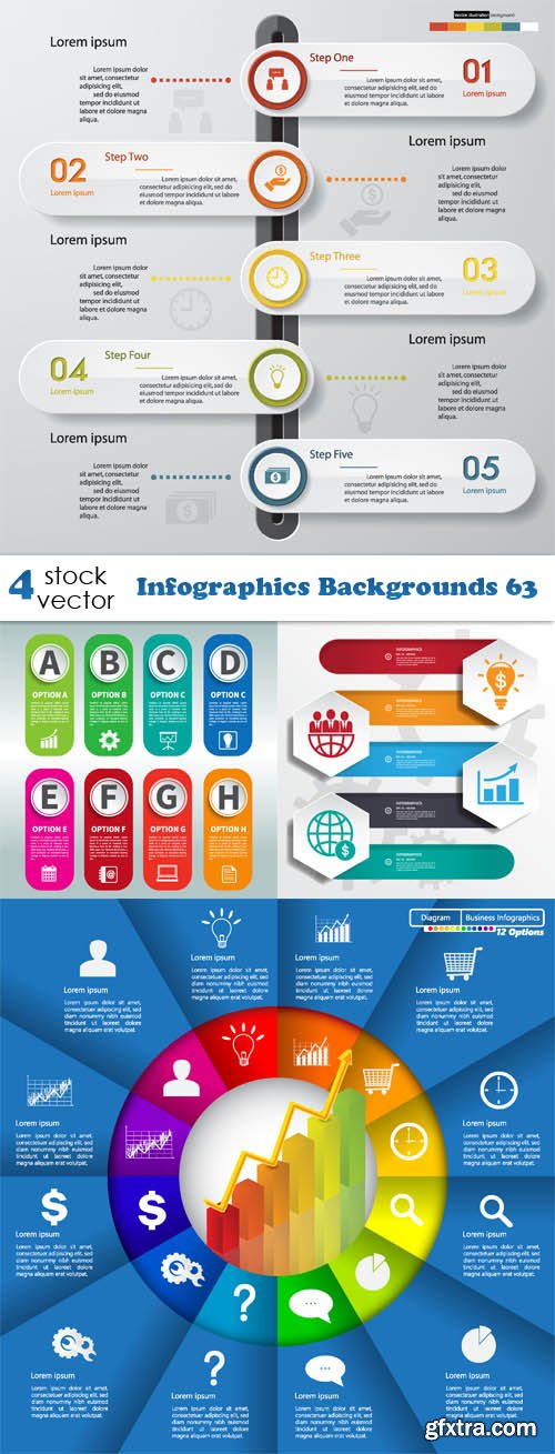 Vectors - Infographics Backgrounds 63