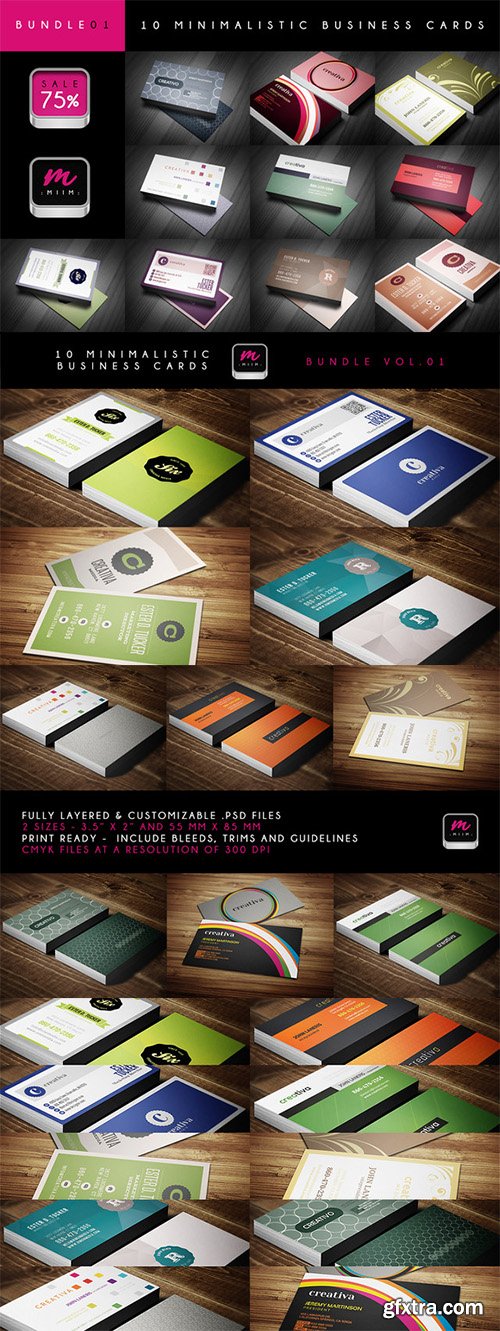 CM 10 Business Cards Bundle 11509