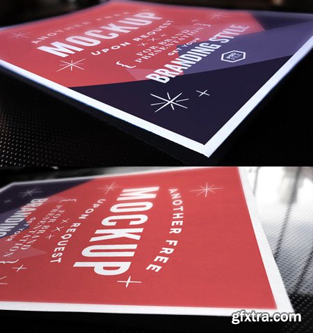 Paper A4 Presentation PSD Mockup (Re-Up)