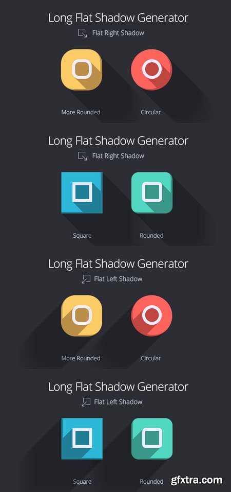 Long Flat Shadow Generator PSD Effects (Re-Up)
