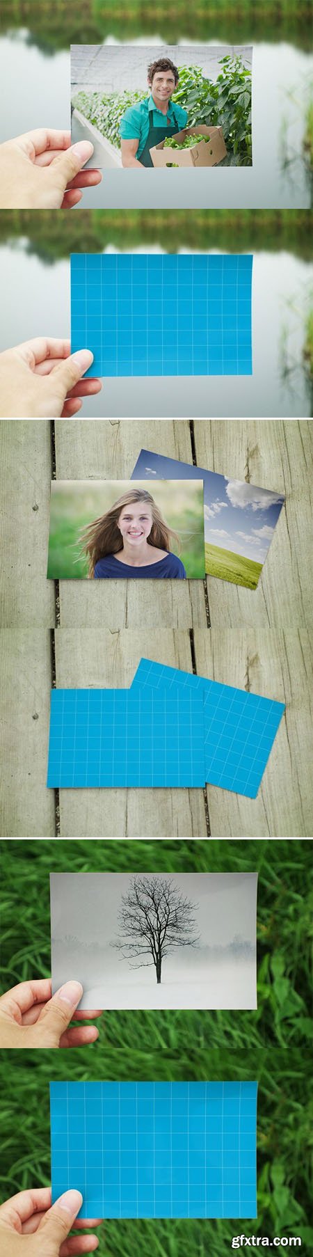 4x6 Photo Mockup PSDs