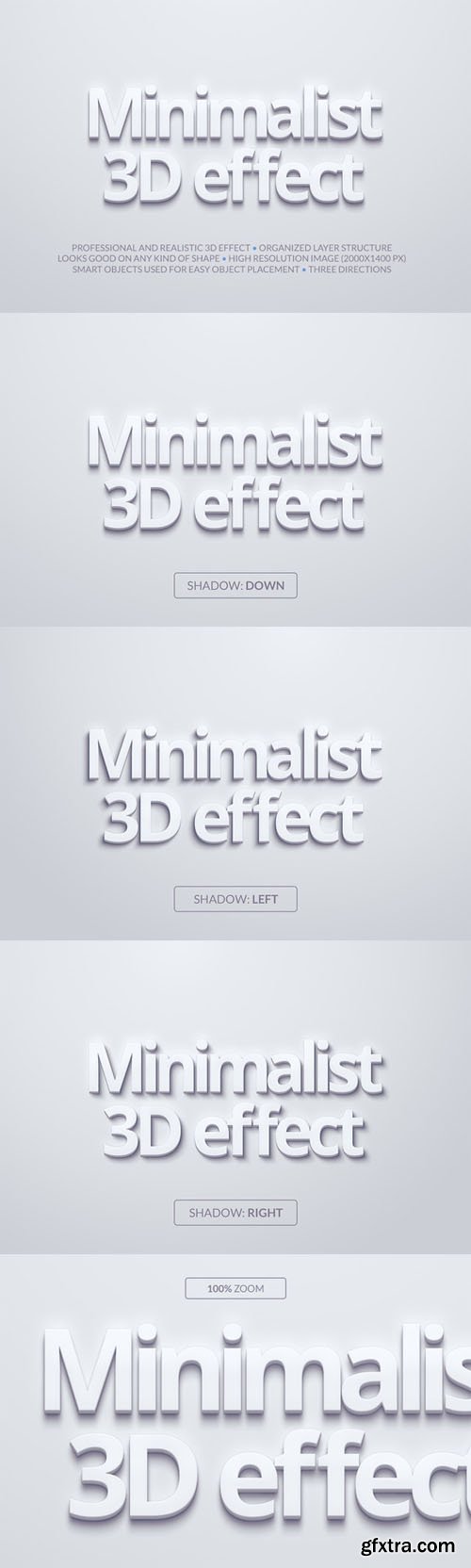 Minimalist 3D Effect - CM 13798