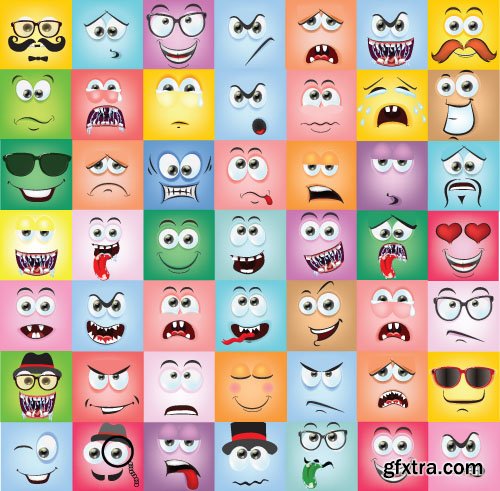 Cartoon Characters, 26x EPS