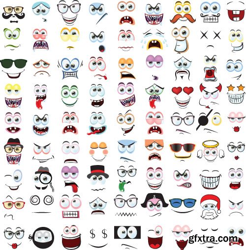 Cartoon Characters, 26x EPS