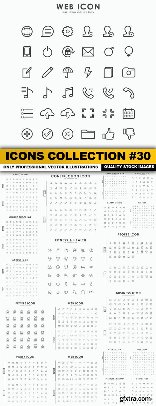 Icons Collection #30 - 22 Vector