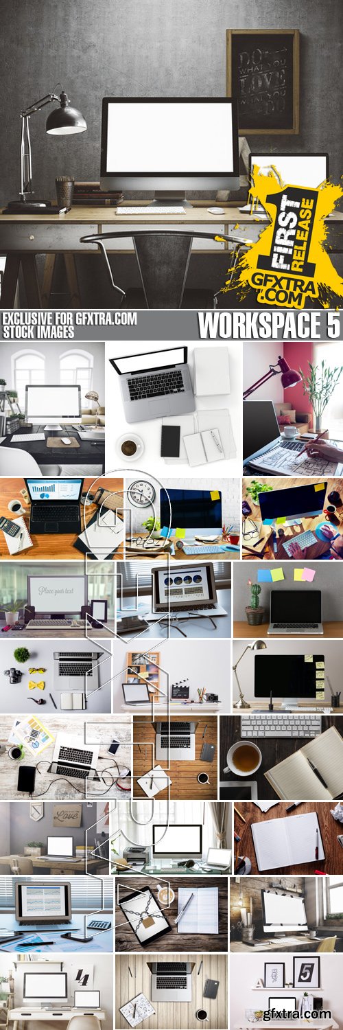 Stock Photos - Workspace 5, 25xJPG