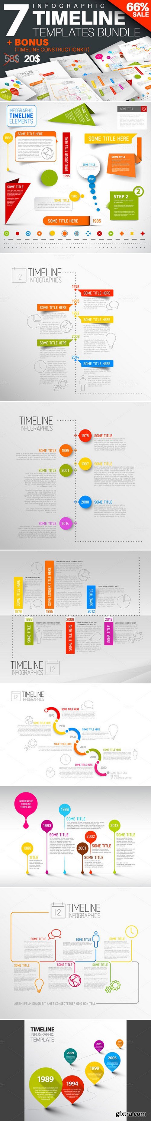 CM - Infographic Timeline Bundle 377959