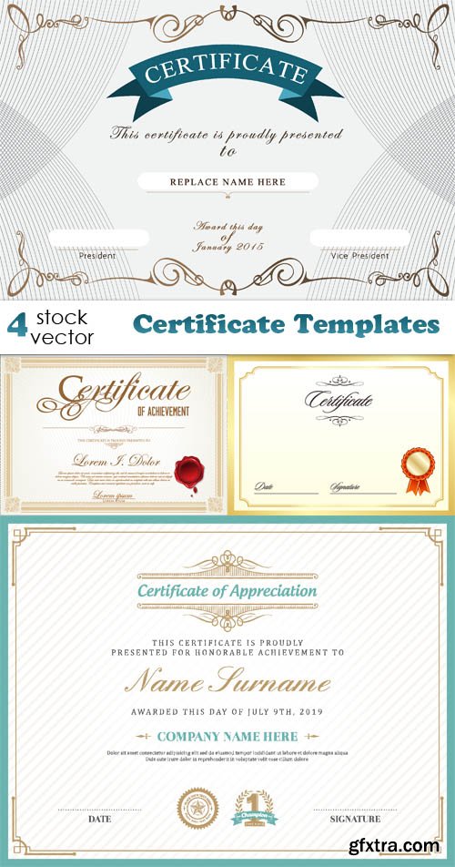 Vectors - Certificate Templates