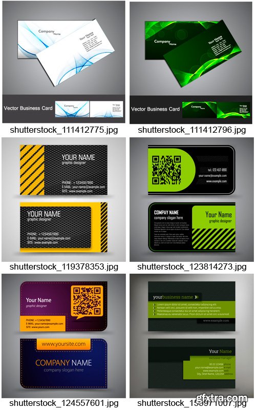 Amazing SS - Business Cards Set 3, 25xEPS