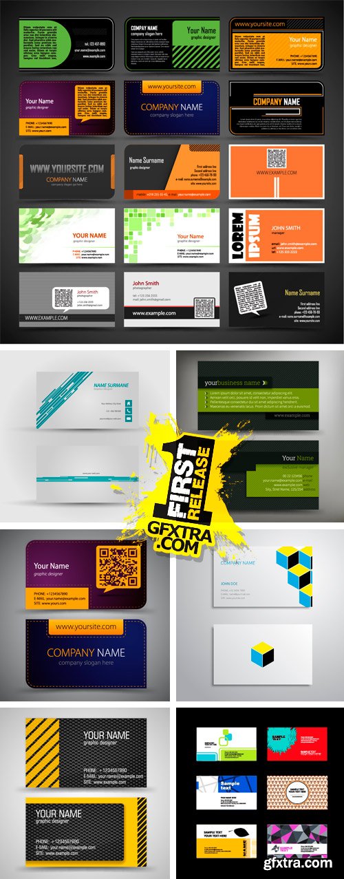 Amazing SS - Business Cards Set 3, 25xEPS