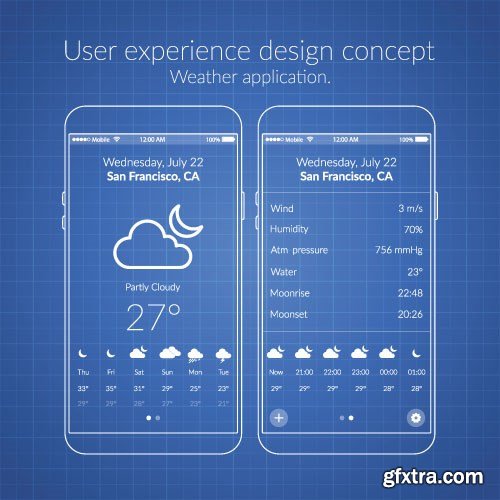 UI Design Concept 2 - 22x EPS