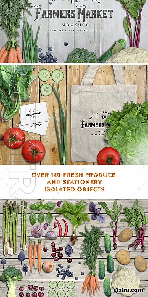 GraphicRiver - Farmers Market Scene Generator 11831400