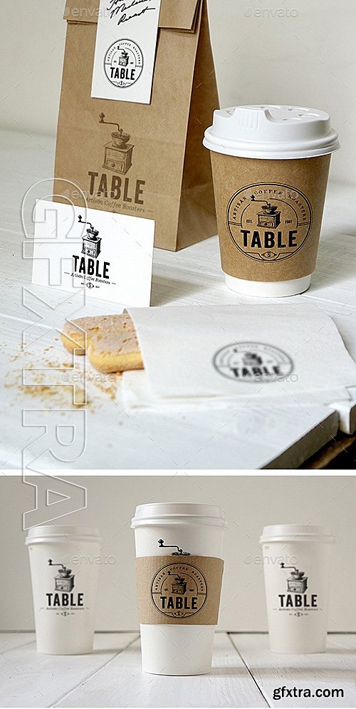 GraphicRiver - Coffee Branding Mockup 12753492