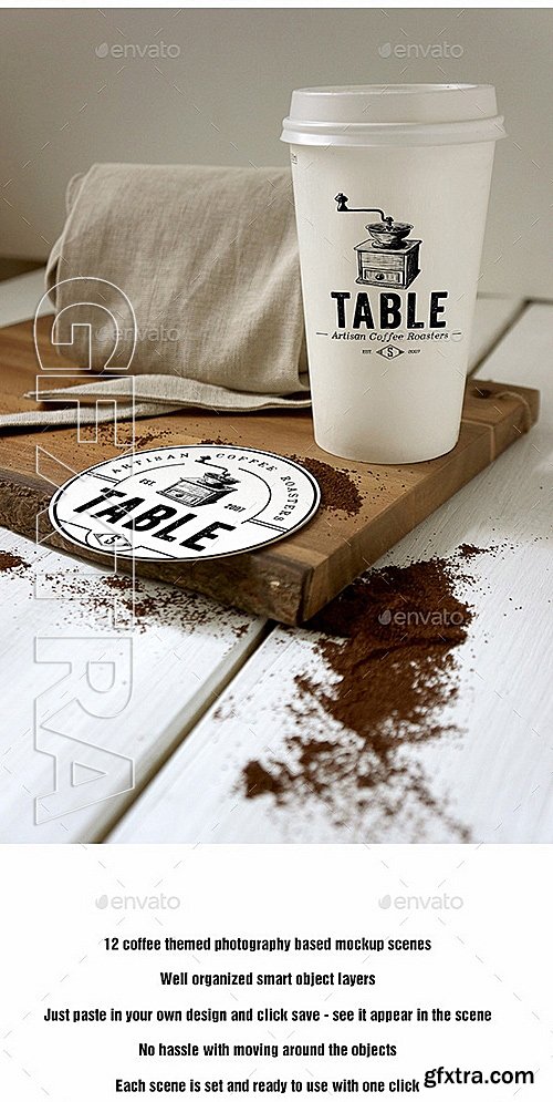 GraphicRiver - Coffee Branding Mockup 12753492