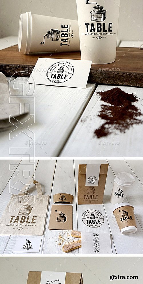 GraphicRiver - Coffee Branding Mockup 12753492