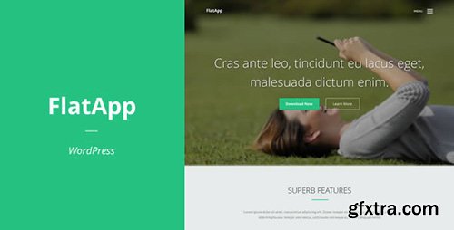 ThemeForest - FlatApp v1.0 - App Landing Page for WordPress - 12737564