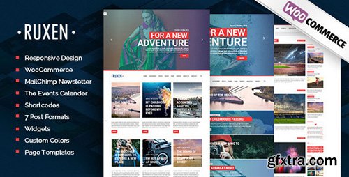 ThemeForest - Ruxen v1.0 - Responsive Blog & Magazine WordPress Theme - 12265253