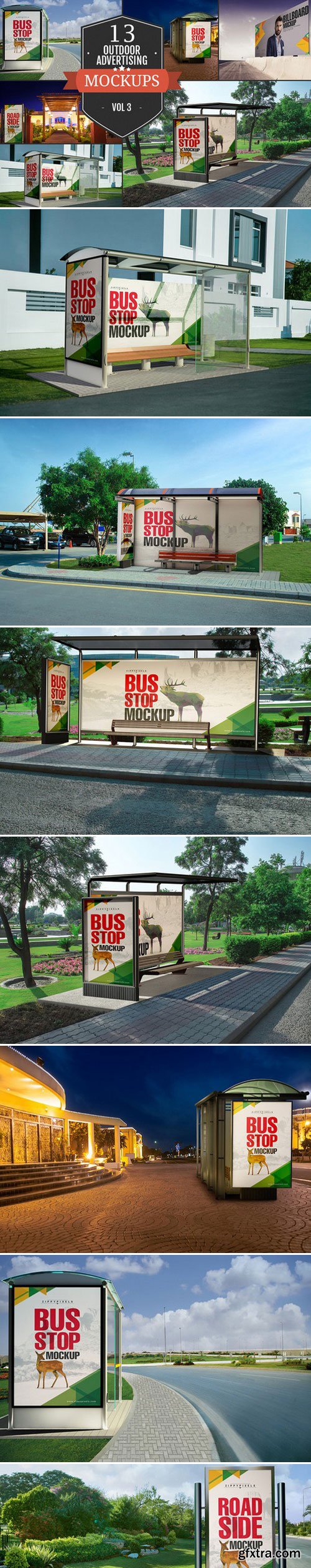 CM - Outdoor Advertising Mockups Vol. 3 371857