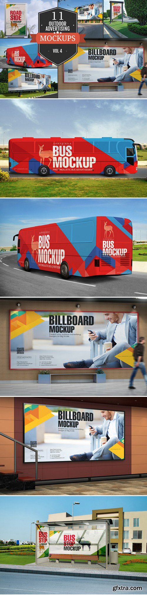 CM - Outdoor Advertising Mockups Vol. 4 372126