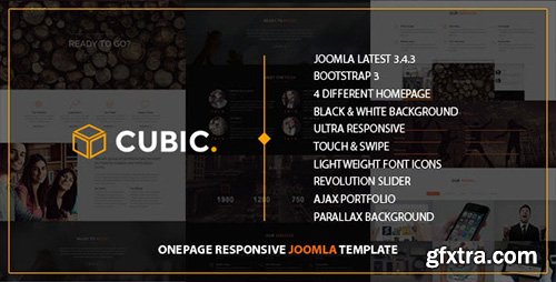 ThemeForest - Cubic v1.0.0 - One Page Responsive JOOMLA 3.4.3 Template - 12401473