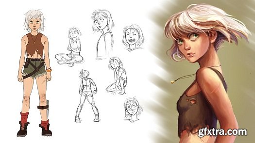 Character Concept Design and Development in Photoshop