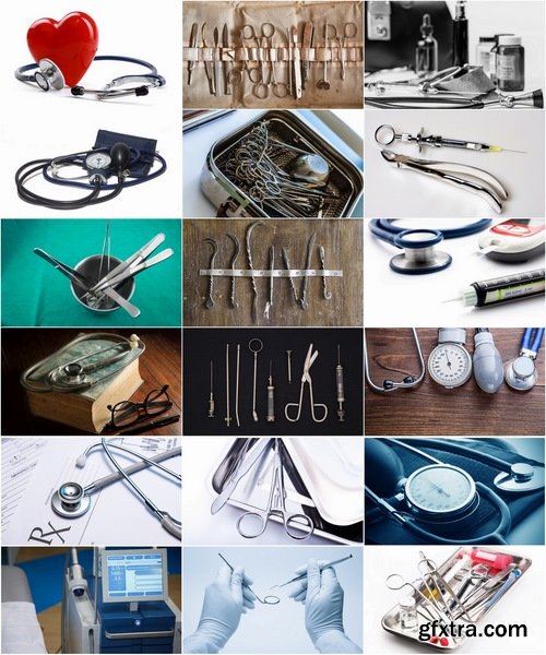 Collection medical tool accessories operating physician doctor surgeon 25 HQ Jpeg