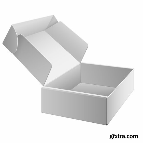 Collection of vector picture tube box packing 25 EPS