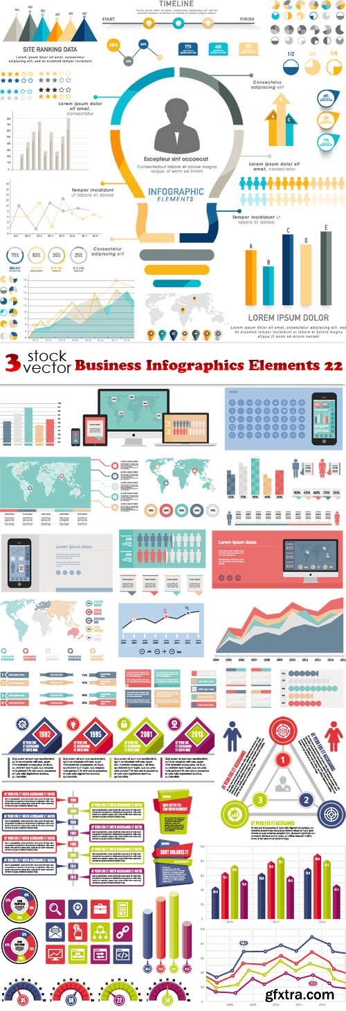 Vectors - Business Infographics Elements 22