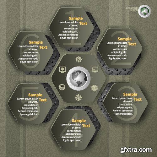 Infographics Vector Elements 11 - 25x EPS