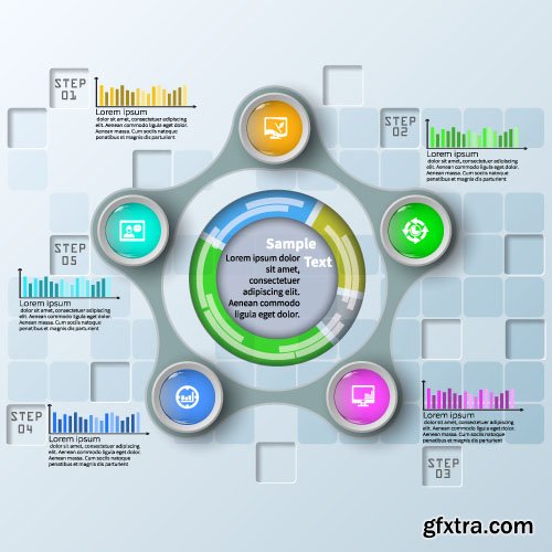 Infographics Vector Elements 11 - 25x EPS