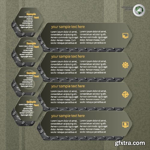 Infographics Vector Elements 11 - 25x EPS