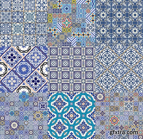 Moroccan Patterns & Ornaments, 25x EPS