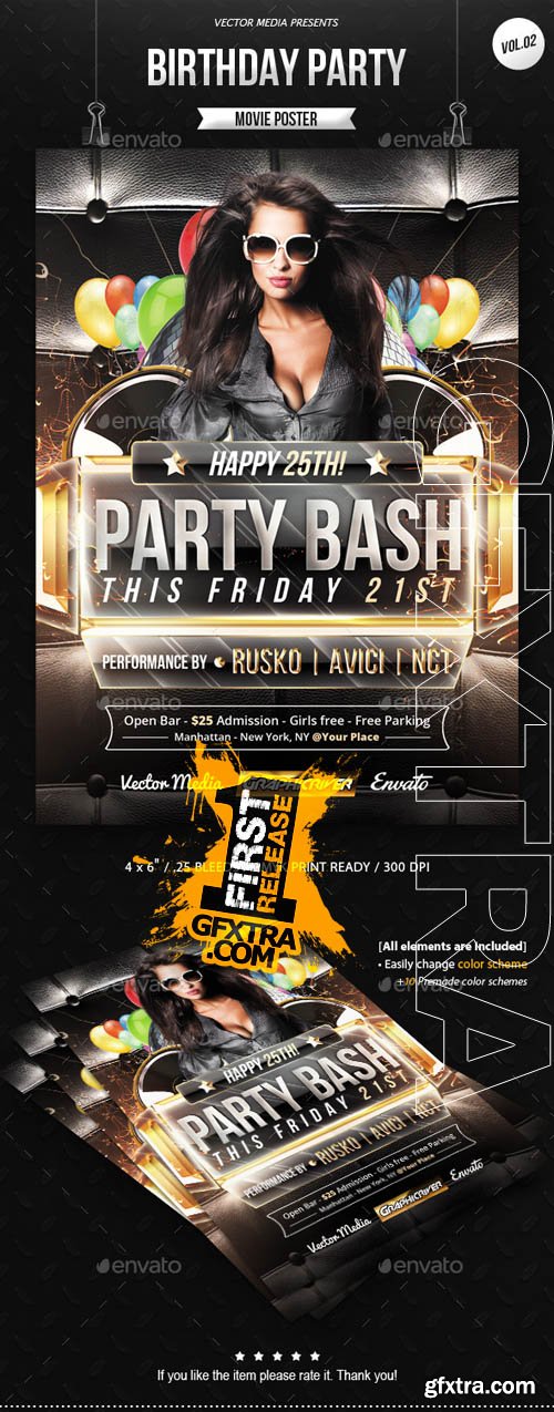 Birthday Party - Flyer [Vol.2]