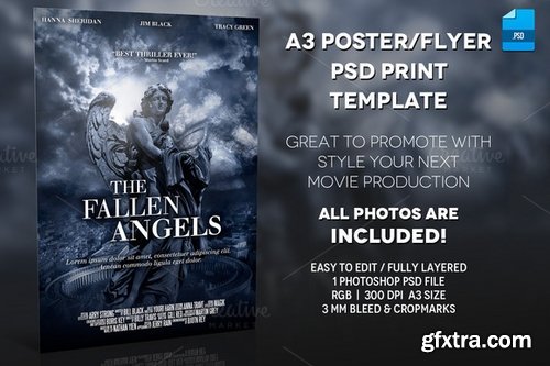 CM - A3 - Movie Poster Print Template 2 381841