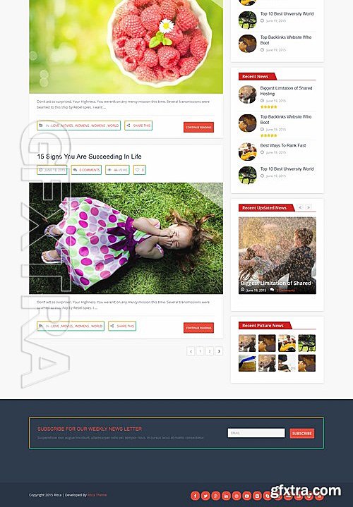 CM - Ritca Blog Magazine WordPress Theme