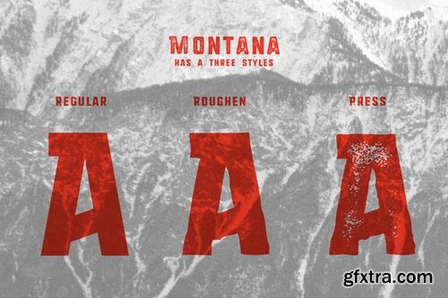 CM - MONTANA • Font family + Freebies! 386197