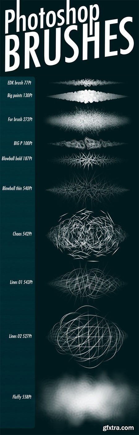 10 Big Texture Brushes for Photoshop