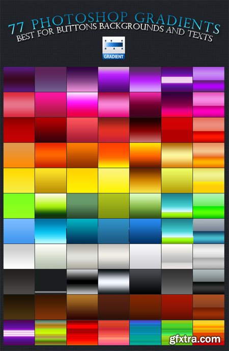 77 Colorful Photoshop Gradients