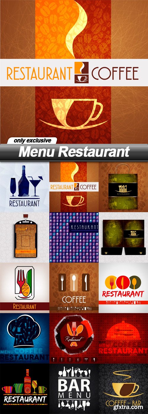 Menu Restaurant - 15 EPS