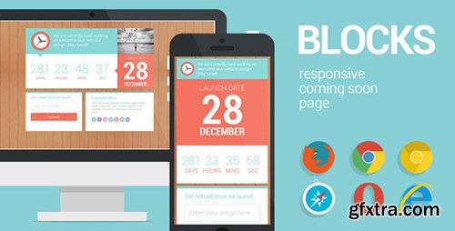 ThemeForest - Blocks v1.0 - Responsive Coming Soon page - 4792871