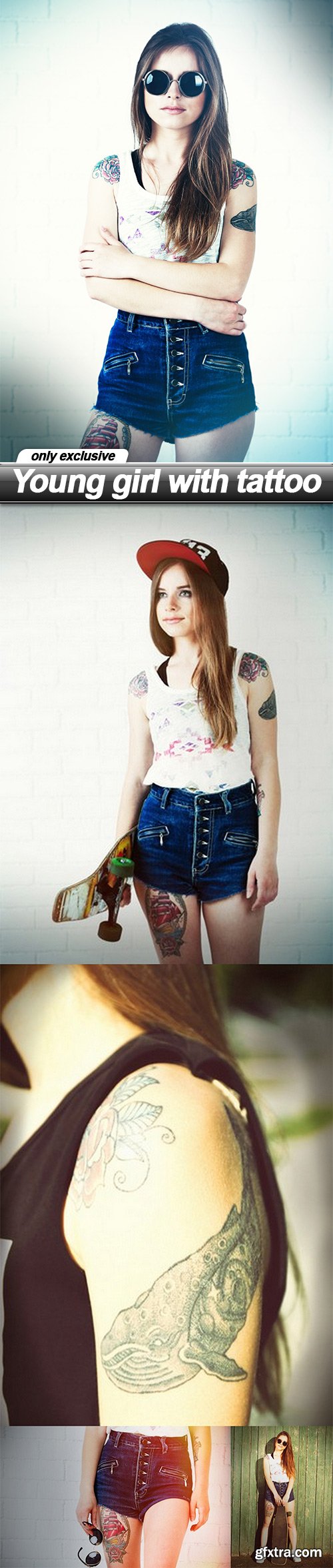 Young girl with tattoo - 5 UHQ JPEG