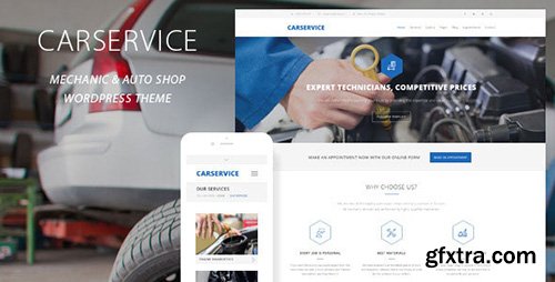 ThemeForest - Car Service v1.0 - Mechanic Auto Shop WordPress Theme - 12777824