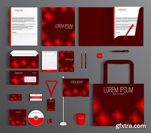 Corporate Identity Template - Vector Design Business Set, 20x EPS