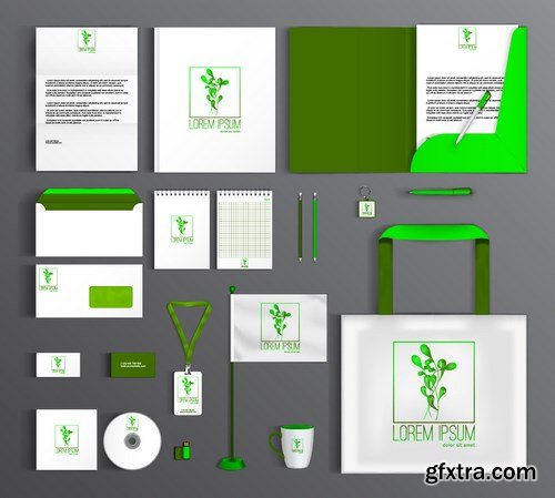 Corporate Identity Template - Vector Design Business Set, 20x EPS